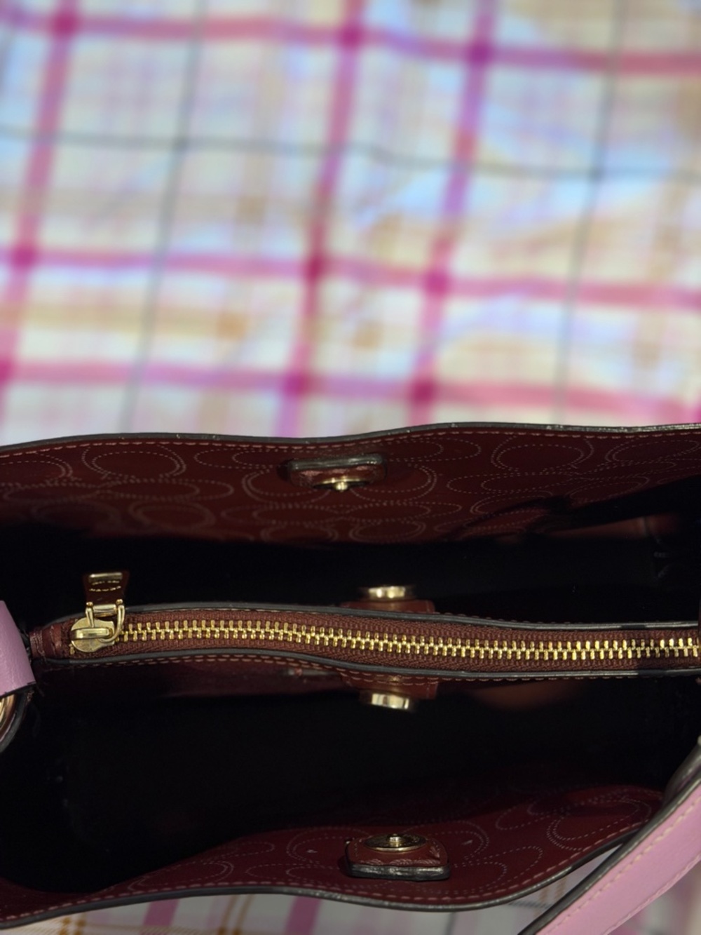 Coach Leather Town Bucket Bag - Picture 6 of 7